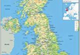 Map Of England Cities and towns United Kingdom Uk Road Wall Map Clearly Shows Motorways