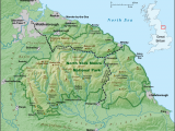 Map Of England Coastline north York Moors Wikipedia