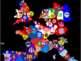 Map Of England Football Clubs Map Of top Division Football Clubs In Major European Leagues