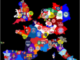 Map Of England Football Teams Map Of top Division Football Clubs In Major European Leagues