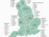 Map Of England Hull Regions In England England England Great Britain English
