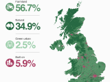 Map Of England Ireland Scotland How Much Of Your area is Built On Bbc News