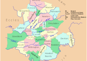 Map Of England Manchester History Of Manchester Wikipedia