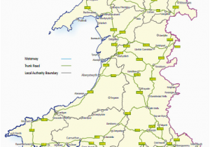 Map Of England Motorways Trunk Roads In Wales Wikipedia