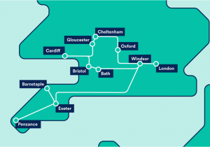 Map Of England Rail Network Great Western Train Rail Maps