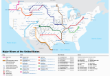 Map Of England Rivers the Rivers Of the United States as A Subway Map Maps Subway Map