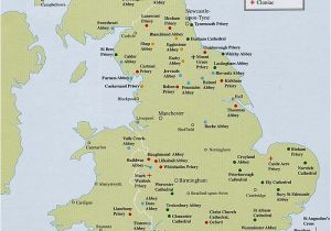 Map Of England Showing Blackpool Maps Showing Religious Houses In England the Tudors