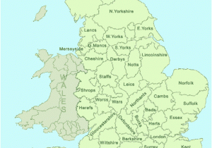 Map Of England Showing County Boundaries County Map Of England English Counties Map
