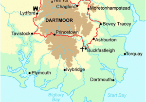 Map Of England Showing Devon Dartmoor Map Baskerville London Map Dartmoor Walking