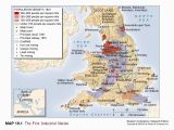 Map Of England Showing Leicester the First Industrial Revolution Map Bing Images