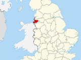 Map Of England Showing Liverpool Merseyside Wikipedia