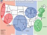 Map Of England soccer Teams U S soccer Development Academy