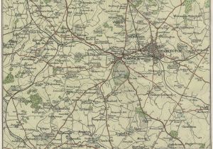 Map Of England Stratford Upon Avon Shakespeare Country Stratford On Avon Warwick Leamington Spa Warcs 1930 Map
