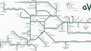 Map Of England Train Routes Great Western Train Rail Maps