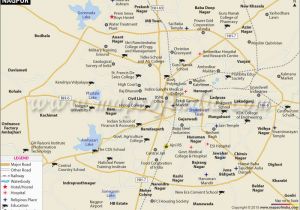 Map Of England with Cities and towns Nagpur City Map