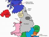 Map Of England with Regions A Map Of Gt Britain According to some Londoners Travel