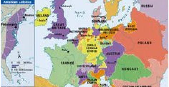 Map Of Enlightenment Europe French Revolution Prelude Maps Charts Etc