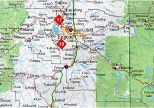 Map Of Eugene oregon Lane County oregon Map Of the Lane County oregon Springfield