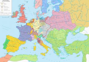Map Of Europe 17th Century Europe Ad 1648 the Peace Of Westphalia European Maps