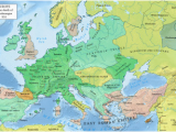 Map Of Europe 1850 Europe In 814 Kingdom Structures Ancestry Mapa De