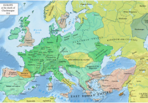 Map Of Europe 1850 Europe In 814 Kingdom Structures Ancestry Mapa De