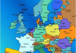 Map Of Europe 1914 with Capitals Country Names A Maps 2019