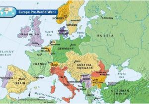Map Of Europe 1914 with Cities Europe Pre World War I Bloodline Of Kings World War I