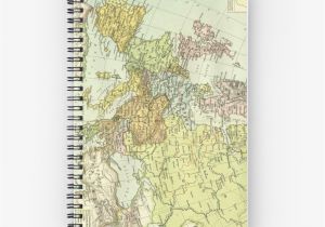 Map Of Europe 1918 Vintage Map Of Europe 1918 Spiral Notebook