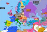 Map Of Europe 1919 1939 Europe 1919 Map