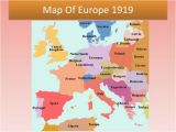 Map Of Europe 1919 1939 Europe 1919 Map