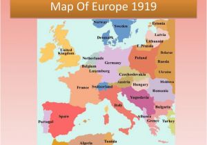 Map Of Europe 1919 1939 Europe 1919 Map