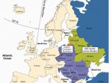 Map Of Europe 1945 Iron Curtain Eastern Europe