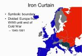 Map Of Europe 1945 Iron Curtain origins Of the Cold War East V West Wwii Ends 1945 Two