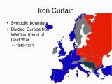 Map Of Europe 1945 Iron Curtain origins Of the Cold War East V West Wwii Ends 1945 Two