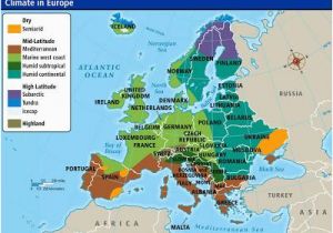 Map Of Europe 1980 Europe S Climate Maps and Landscapes Netherlands Facts