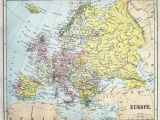 Map Of Europe 19th Century Fotografia Map Of 19th Century Europe Kup Na Posters Pl