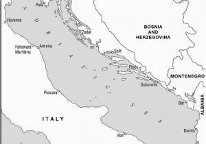 Map Of Europe Adriatic Sea Map 1 Th E Adriatic Sea Coastal States and Main Ports