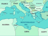 Map Of Europe Adriatic Sea Map Of the Mediterranean Sea