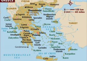Map Of Europe Aegean Sea Map Of Greece A Basic Map Of Greece and the Greek isles