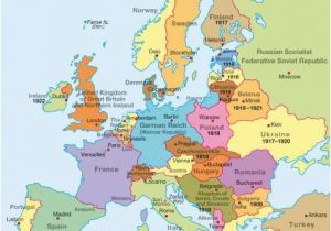 Map Of Europe after Wwi Map Of Europe at the Beginning Of World War 1 Download