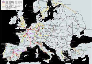 Map Of Europe Amsterdam Datei High Speed Railroad Map Of Europe 2015 19 01 15 Svg