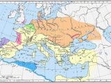 Map Of Europe and Central asia What Effect Did the Huns Have On Europe