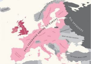 Map Of Europe and Great Britain How Britain Sees the Rest Of Europe Infograficos Europe