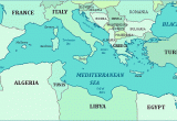 Map Of Europe and Mediterranean Sea Map Of the Mediterranean Sea