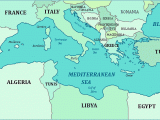 Map Of Europe and Mediterranean Sea Map Of the Mediterranean Sea