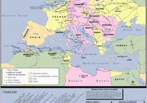 Map Of Europe and north Africa During World War 2 Military History Of the United States During World War Ii