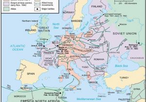 Map Of Europe and north Africa During World War 2 World War 2 Map In Europe and north Africa Hairstyle