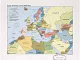 Map Of Europe and north Africa Ww2 Map Of Europe Middle East and north Africa Map Of Africa