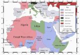 Map Of Europe and north Africa Ww2 north African Campaign Map Of north Africa and southern