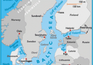 Map Of Europe and Scandinavia Map Of Baltic Sea Baltic Sea Map Location World Seas